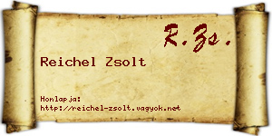 Reichel Zsolt névjegykártya